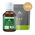 EthnoHealth Volle Kraft (150 ml Omega 3 plus + 120 Kapseln Daily 365)