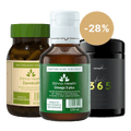 EthnoHealth Kerngesund (120 Kapseln Daily 365 + 90 Kapseln Darmkraft + 150 ml Omega 3 Plus)