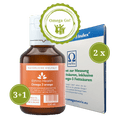 EthnoHealth Omega Go! Orange (600 ml Omega 3 Orange + 2 x HS-Omega-3 Index®-Selbsttest)